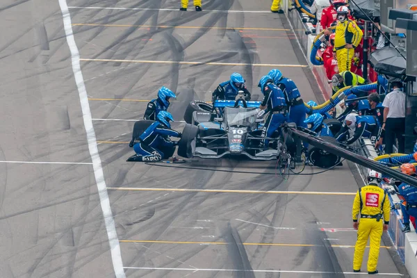 Felix Rosenqvist Varnamo Svezia Porta Sua Auto Servizio Durante Bommarito — Foto Stock