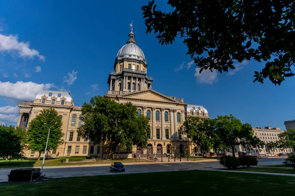 Augustus 2020 Springfield Illinois Het Illinois State Capitol Gelegen Springfield — Stockfoto