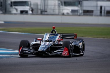 Le Mans, Fransa 'dan SEBASTIEN BOURDAIS (14) Indianapolis, Indiana' daki Indianapolis Motor Yarış Pisti 'nde Hasat pratiği yapıyor..