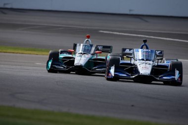 Tokyo, Japonya 'dan TAKUMA SATO (30) Indianapolis, Indiana' daki Indianapolis Motor Yarış Pisti 'nde Hasat GP uygulaması yapıyor..