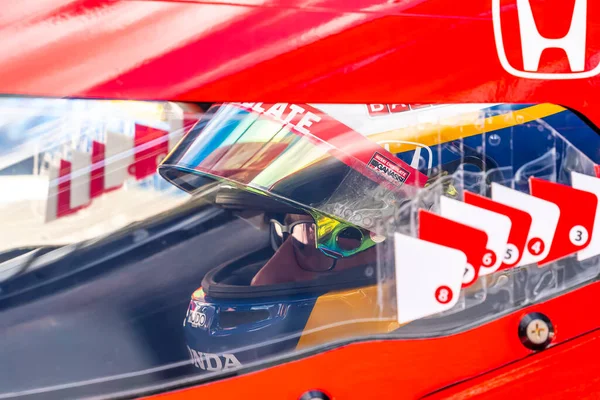 Marcus Ericsson Kumla Suécia Pratica Para Colheita Indianapolis Motor Speedway — Fotografia de Stock