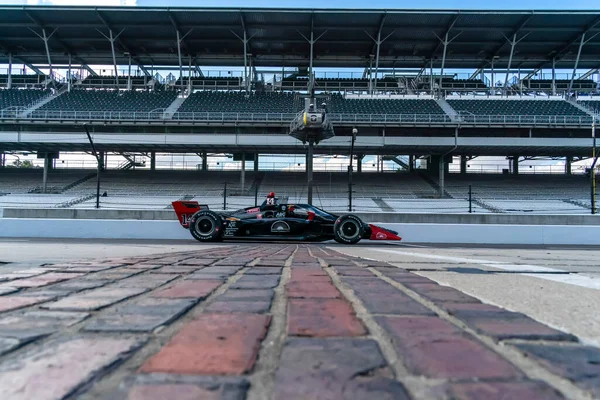 Sebastien Bourdais Mans Francia Cruza Patio Ladrillos Mientras Practica Para — Foto de Stock