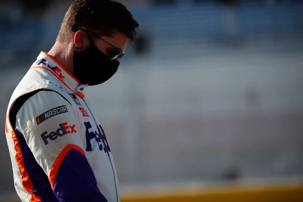 Denny Hamlin Corridas Para South Point Hotel Casino 400 Las — Fotografia de Stock