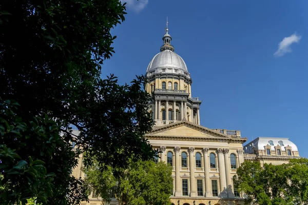 Augustus 2020 Springfield Illinois Het Illinois State Capitol Gelegen Springfield — Stockfoto