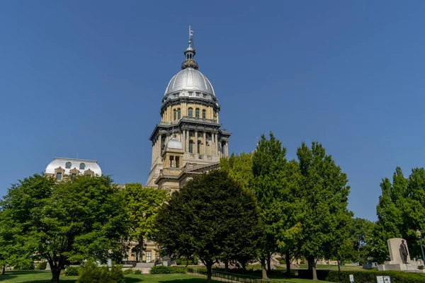 Sierpnia 2020 Springfield Illinois Usa Illinois State Capitol Położony Springfield — Zdjęcie stockowe
