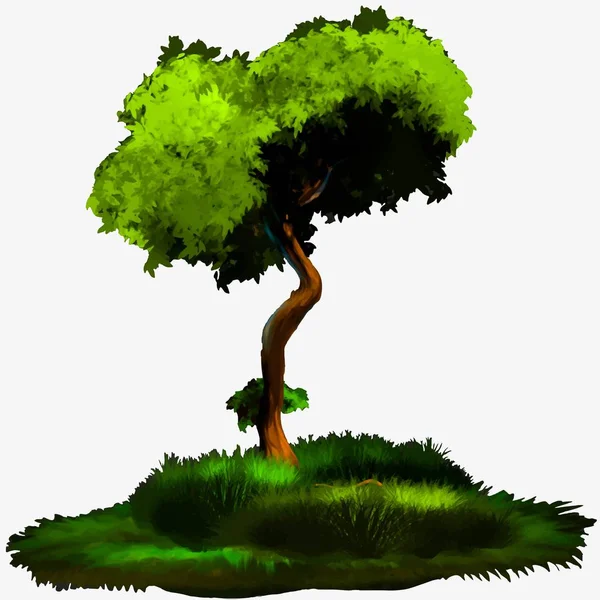 Ilustración de un árbol. — Vector de stock