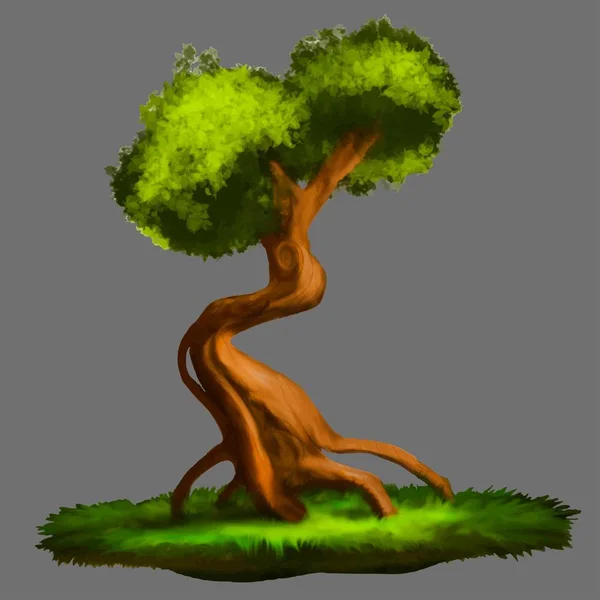 Ilustración de un árbol. — Vector de stock