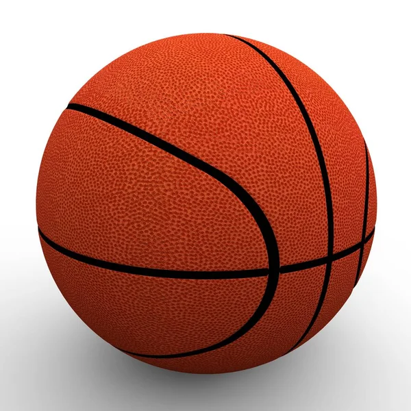 Obraz 3D. Piłkę do koszykówki. — Zdjęcie stockowe