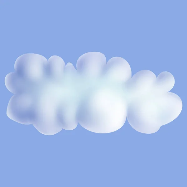 Nubes dibujadas. Ilustración . — Foto de Stock