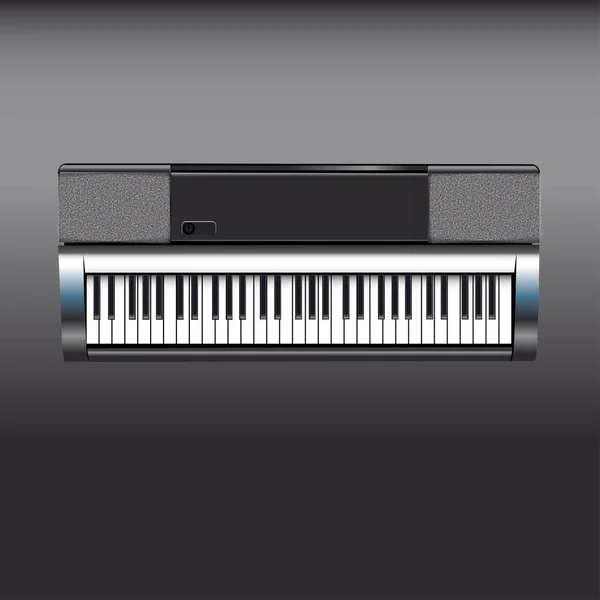 Instrument de musique. Synthétiseur . — Image vectorielle