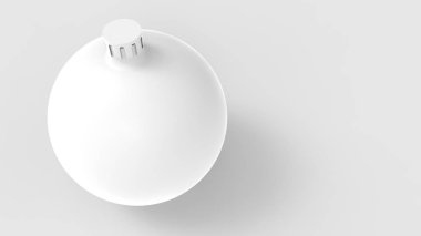 3D görüntü Noel top. 3D render Noel ağacı oyuncak.