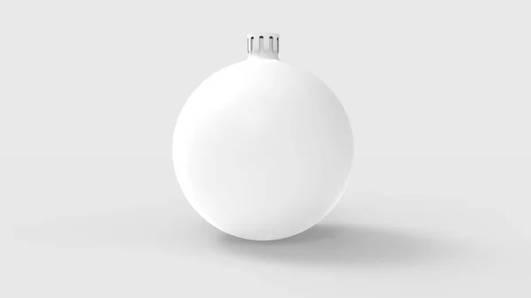 3d imagem bola de Natal. 3d renderizar árvore de Natal brinquedo . — Fotografia de Stock