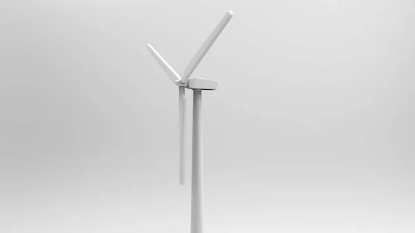 Rendering Illustration Wind Power Plant — Stock Photo, Image