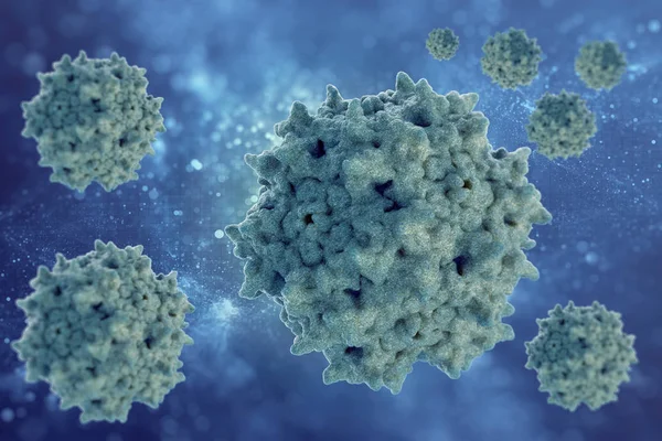 간염 바이러스. B형 간염 바이러스의 구조. — 스톡 사진