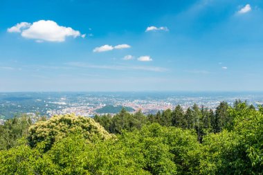 Fuerstenstand 'dan Plabutsch Dağı' na panoramik manzara 