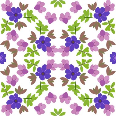 Çiçek geometrik Dikişsiz desen arka plan duvar kağıdı için. Tasarım öğeleri