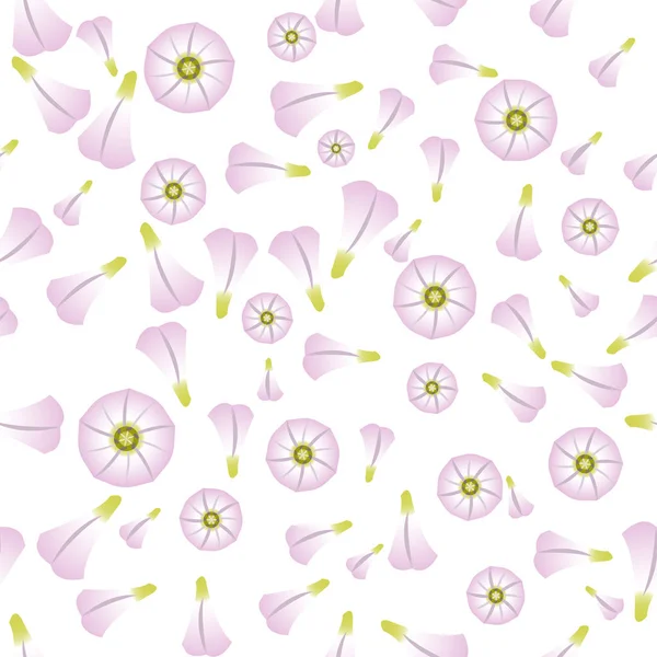 Квітковий Безшовний Візерунок Шпалер Елементи Дизайну — стоковий вектор