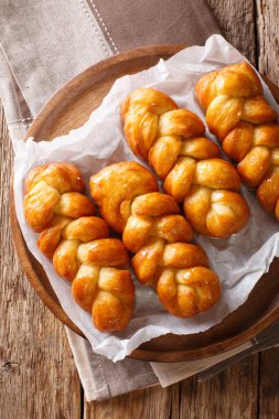 Güney Afrika Koeksisters derin yağda kızartılmış yapışkan halka tatlı, stic