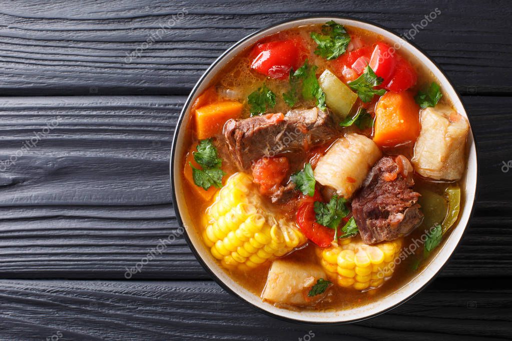Sancocho es un guiso de carnes y verduras, disfrutado en América Latina