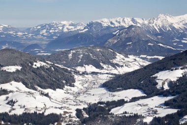 Panoramik Tirol/Tyrol Alpler, Avusturya
