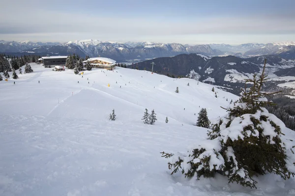 February 2018 Ski Juwel Alpbachtal Wildschonau Austria Panoramic Winter View Royalty Free Stock Images