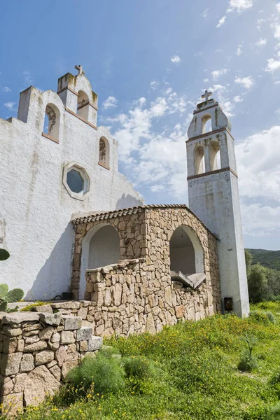 The church of marinella in sardinia — Stock Photo, Image