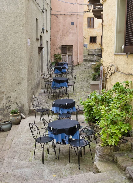 Terrazza esterna in italia — Foto Stock