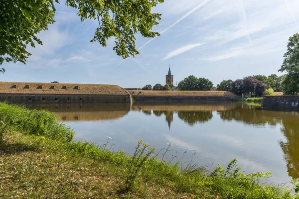 Old fort of the naarden vesting village — Stock Photo, Image