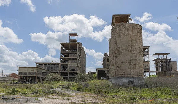 Old destroyes industrial area — Stock Photo, Image