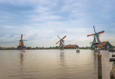 Zaanse Schans'a Hollanda'da