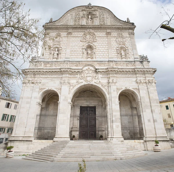 Cathedral in sassari on sardinia — Stock Photo, Image