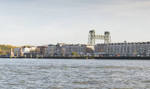 Een Beroemd Oud Deel Van Rotterdam Stad Genaamd Noordereiland Dit — Stockfoto