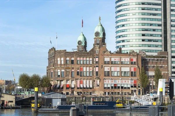 Rotterdam Hollanda Kasım 2018 Hotel New York Eski Holland America — Stok fotoğraf