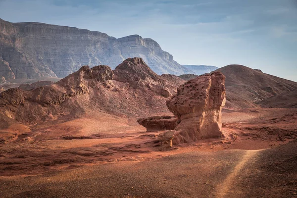 De vallei uitzichtpunt in Timna National Park i — Stockfoto