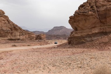 timna Milli Parkı'nda bir araba