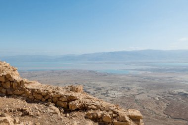 İsrail'de masada kayadan görünümü