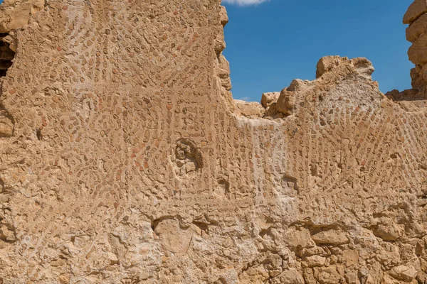 Руины древней Масады — стоковое фото