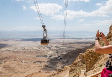 İsrail'de masada kadar teleferik