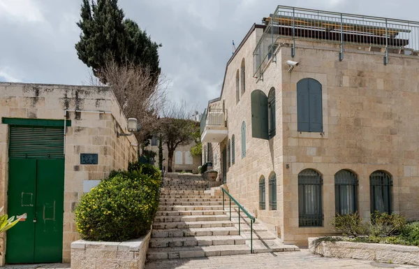 Yemin Moshe Distrikt jerusalem — Stockfoto