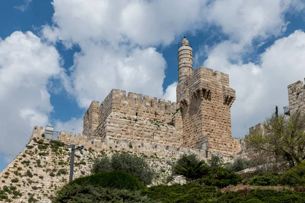 Ower di Davide nella città di Gerusalemme — Foto Stock
