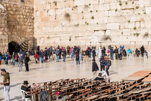 O Muro Ocidental em Jerusalém — Fotografia de Stock