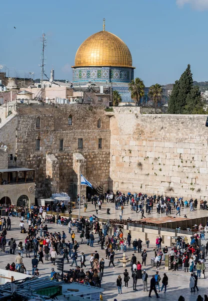 Il Muro Occidentale a Gerusalemme — Foto Stock