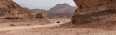 timna Milli Parkı'nda bir araba