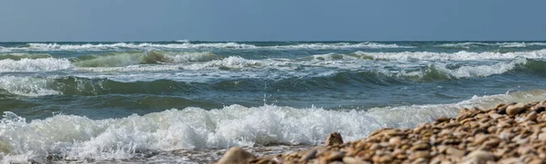 Wybrzeża ner Tel Aviv w Izraelu — Zdjęcie stockowe