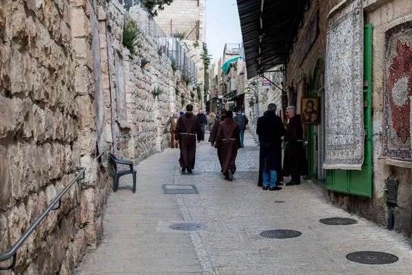 Ludzi na ulicach Jerozolimy — Zdjęcie stockowe