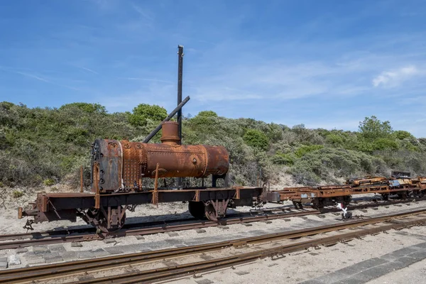 Oude stoomtrein in Nederland — Stockfoto