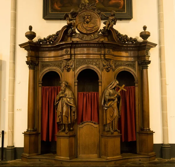 Intressör för den gamla Martinus chuch i Weert — Stockfoto