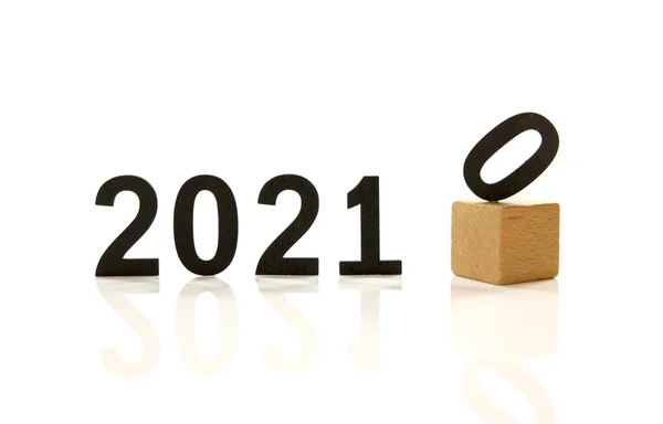 Feliz año nuevo 2020 2021 — Foto de Stock