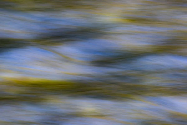 Imagen Abstracta Del Follaje Reflejada Agua Movimiento Amanecer — Foto de Stock