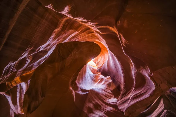 Scenic View Beautiful Famous Upper Antelope Canyon Arizona United States — Stock Photo, Image